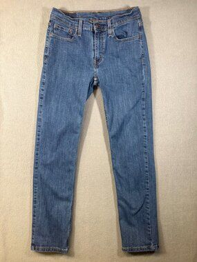 Levi's 514 Straight Jeans Mens 30x32 Medium Wash Denim Red Tab